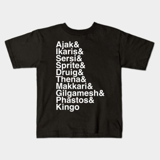 Eternals Names Kids T-Shirt